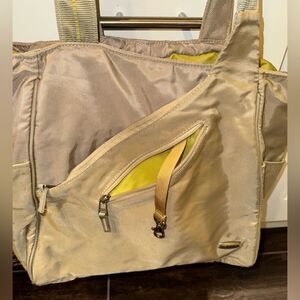 REI Co-op Gold Nylon Tote Bag with Utility Zips Versatile, Durable & Lightweight